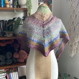 Tiny Checks Shawl